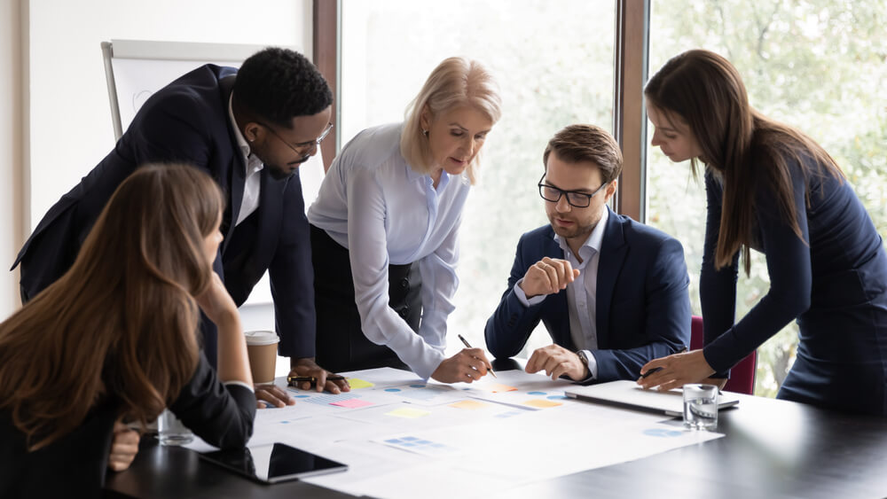 A group of business leaders